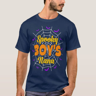 Spooky Boy's Nana Mom Spooky Halloween Costume 24 T-Shirt