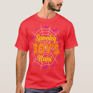 Spooky Boy's Nani Mom Spooky Halloween Costume 25 T-Shirt