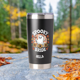 Spooky Bride Ghost Halloween Personalized  Insulated Tumbler