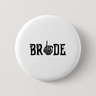 Spooky Bride Groom Gothic Halloween Wedding Matchi 2 Inch Round Button
