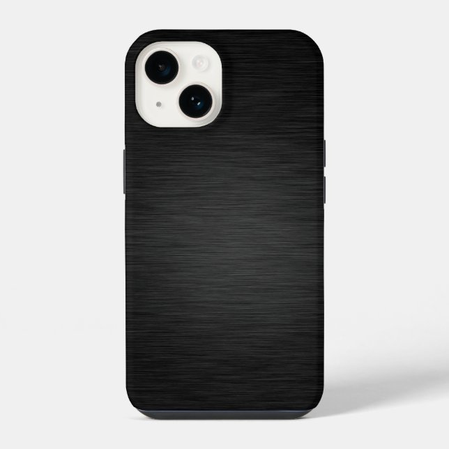 Spooky Brushed Metal iPhone Case (Back)