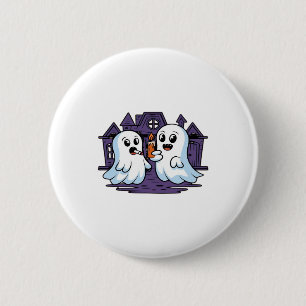 Spooky Buddies A Halloween Haunt Classic T-Shirt_1 2 Inch Round Button