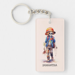 Spooky But Cute Zombie Kid – Adorable Macabre (3) Keychain