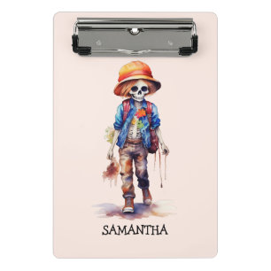 Spooky But Cute Zombie Kid – Adorable Macabre (3) Mini Clipboard