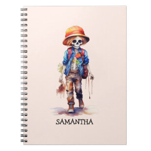 Spooky But Cute Zombie Kid – Adorable Macabre (3) Notebook