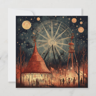Spooky Carnival: Haunted Hallow Carnival Invitation