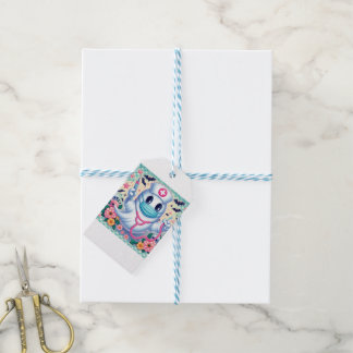 Spooky Cartoon Ghost Nurse: Halloween Art Gift Tags