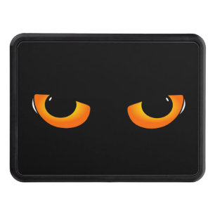 Spooky Cat Eyes Trailer Hitch Cover
