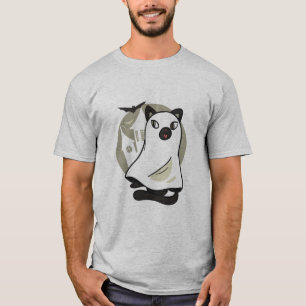 Spooky Cat Ghost T-Shirt