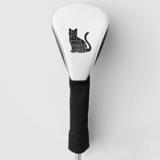 Spooky cat golf head cover