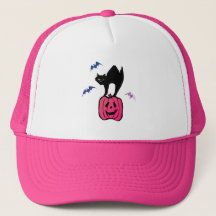 Spooky Cat Halloween Pumpkin Pop Art