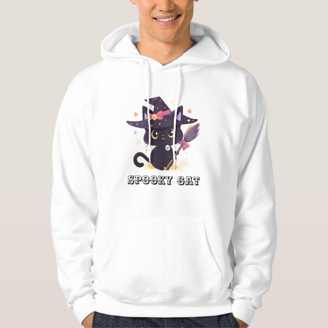 Spooky Cat Hoodie (Front)