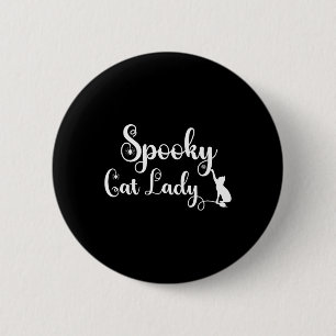 Spooky Cat Mom Shirt 2 Inch Round Button