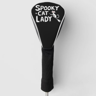 Spooky Cat Mom Spooky Cat Lady Halloween Cat Mom Golf Head Cover