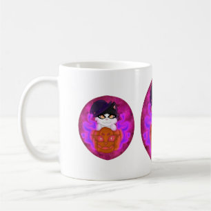 Spooky cat mug
