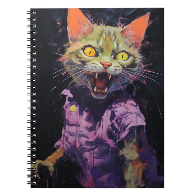 Spooky Cat Notebook (Front)