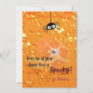 Spooky Chic Halloween Party Invitation