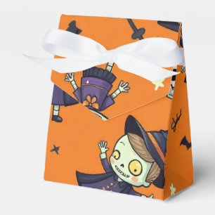 Spooky Chic Halloween Pillow - Frightfully Festive Favor Box