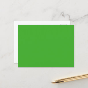 Spooky Colors - Bright Green Postcard