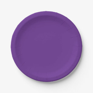 Spooky Colors - Purple Paper Plates