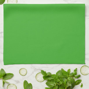 Spooky Colours - Bright Green Kitchen Towel