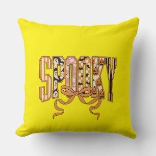 Spooky Coquette Halloween Aesthetic-66166 Throw Pillow