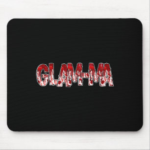 Spooky Creepy Grandma Glam-ma Halloween Costume  Mouse Pad