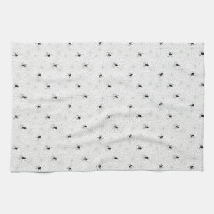 Spooky Creepy Spider Web Halloween Kitchen Towel