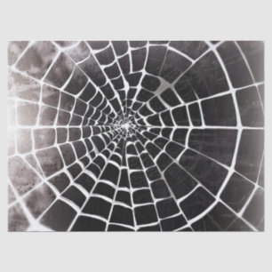 Spooky Creepy Spiderweb Pattern Birthday Gift Wrap Tissue Paper