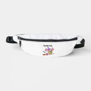 Spooky Cute Axolotl Halloween Fanny Pack