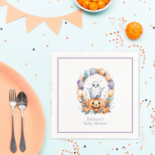 Spooky Cute Baby Shower  Napkin (Creator Uploaded)