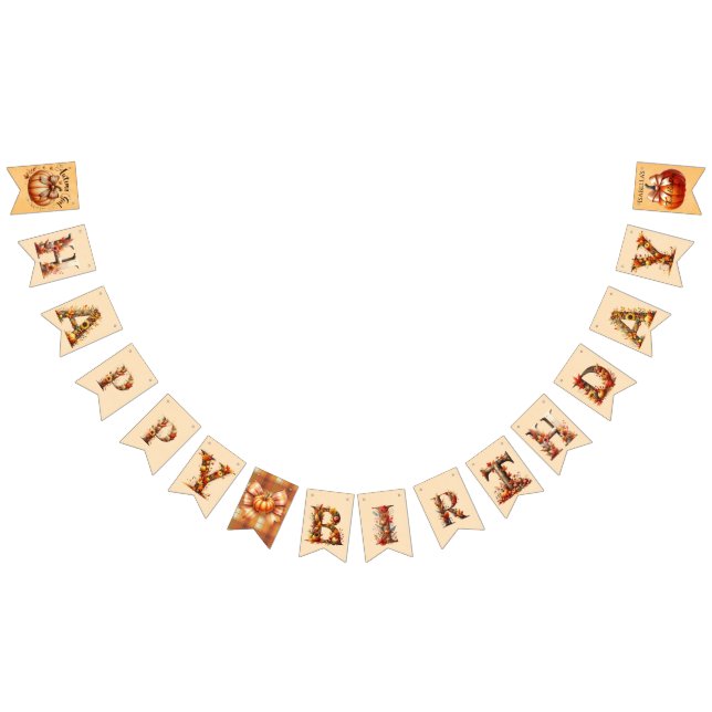 Spooky Cute First Birthday Halloween Bunting Banne Bunting Flags (All)