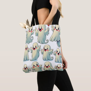 Spooky Cute Ghosts: Hauntingly Fun! Tote Bag