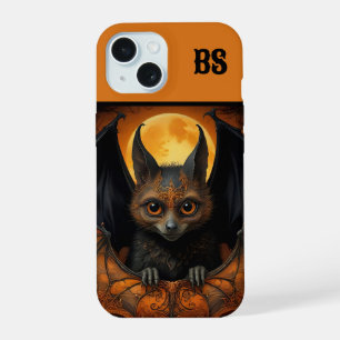 Spooky cute Halloween bat in Disguise iPhone 15 Case