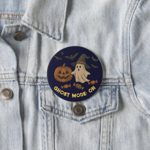 Spooky Cute Halloween – Ghosts, Bats & Candy 3 Inch Round Button
