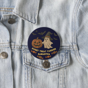 Spooky Cute Halloween – Ghosts, Bats & Candy 3 Inch Round Button