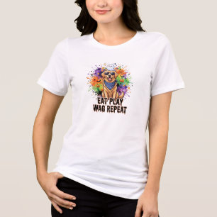 Spooky Cute Halloween Golden Retriever T shirt