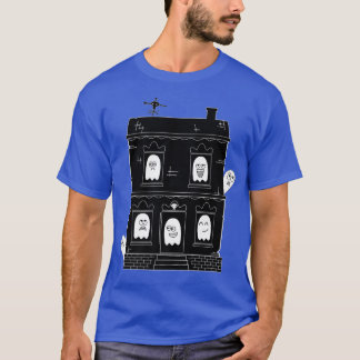 Spooky Cute Haunted House, Ghost House  T-Shirt