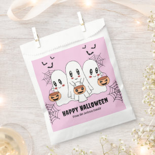 Spooky Cute Kawaii Cartoon Ghost Halloween Party Favour Bag