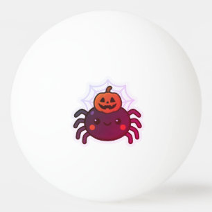 Spooky Cute Kawaii Halloween Spider Ping Pong Ball