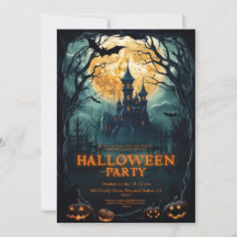 Spooky, Cute, match vibes Halloween Invitation