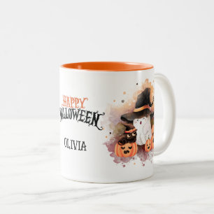 Spooky-cute personalized mug for Halloween coffee