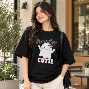 Spooky Cutie Ghost T-Shirt Tri-Blend Shirt