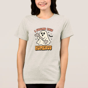 Spooky Dad Joke Shirt – Ghost with Bone Funny Hall