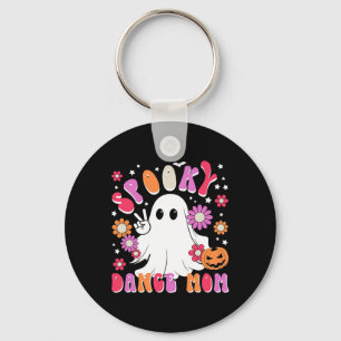 Spooky Dance Mom Halloween Dancer Mama Dancing Mom Keychain