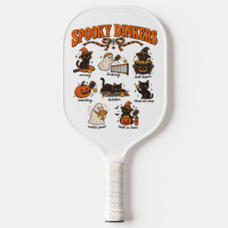 Spooky Dinkers– Halloween Pickleball Cats Paddle