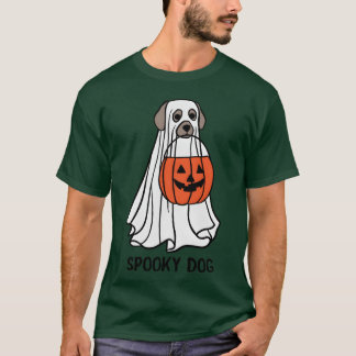 SPOOKY DOG funny girl T-Shirt