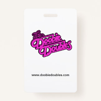 Spooky Doobie Doubles Halloween Name Tag Badge