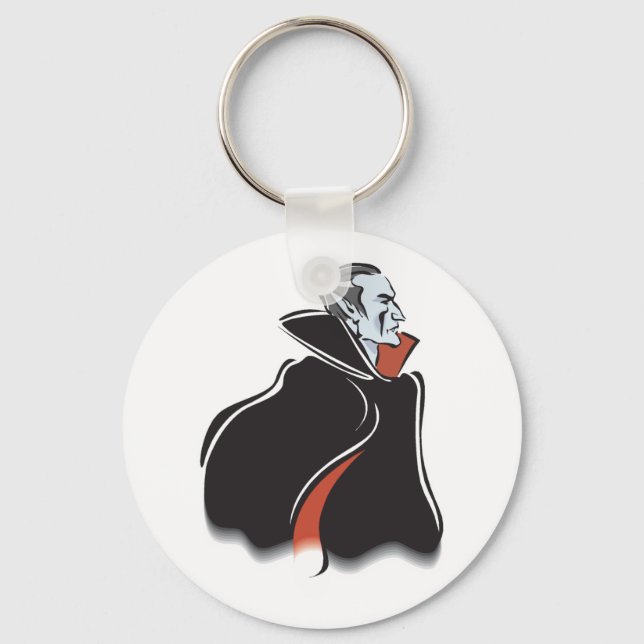 spooky dracula vampire keychain (Front)