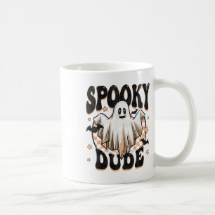 Spooky Dude Groovy Ghost Halloween Costume Kids Bo Coffee Mug